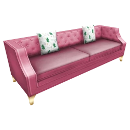 Luxe Liberty Sofa - Hot Pink