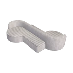 Luxe Fluffy Double Sofa