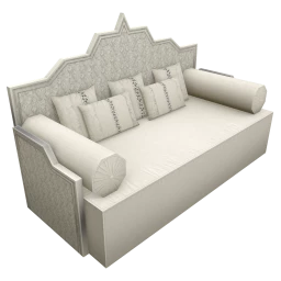 Riad Temara Silver Frame Sofa