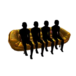 Luxe Golden Oasis Sofa