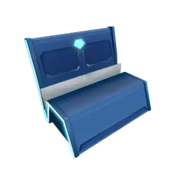 Mod Colourblock Two Seater Sofa - Blue