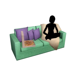 MOD Kawaii Pizza Sofa