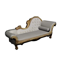 Baroque Fontaine Chaise Longue - Light