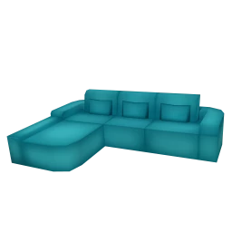 Neon Vibes Nightlife Corner Sofa - Blue