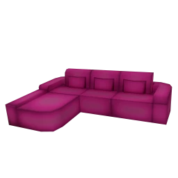 Neon Vibes Nightlife Corner Sofa - Pink