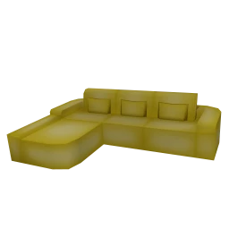 Neon Vibes Nightlife Corner Sofa - Yellow