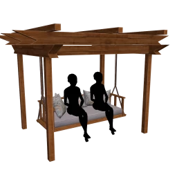 Wanderlust Enjoying The View Bench Swing