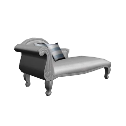 Chic White Chaise Longue