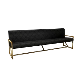 Black Hues Splendor Outdoor Sofa