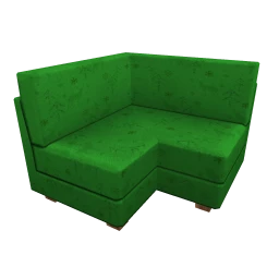 Modern Corner Sofa - Green