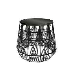 Imprison Black Shadow Garden Side Table