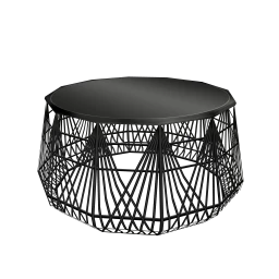 Imprison Black Shadow Garden Table