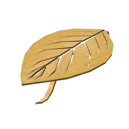 Amour Whimsical Gold Leaf Dining Table