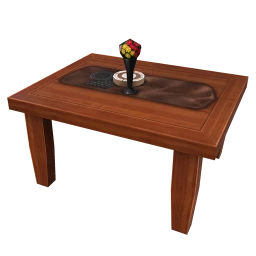 Hujan Coffee Table - Decorated