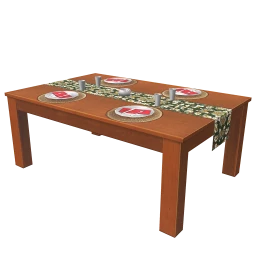 Udara Dining Table - Decorated