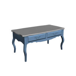 Chic Blue Coffee Table