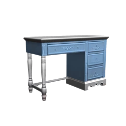 Chic Blue Desk