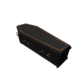 Victoriana Gothic Coffin Table 