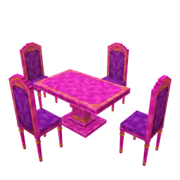 Cosmos Glam Dollz Pixel Party Dining Table