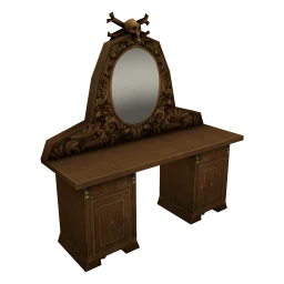 Cosmos Captain's Mahogany Chambers Dressing Table