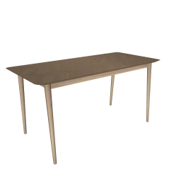 Chevron Oak Dining Table