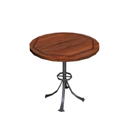 Downtown Bar Wooden Table