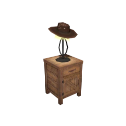 LOFT Hang Your Hat Bedside Table