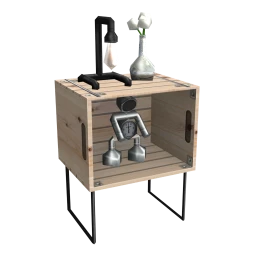 Industrial Abstruse Bedside Table