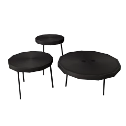 Minimalist Black Slate Coffee Table