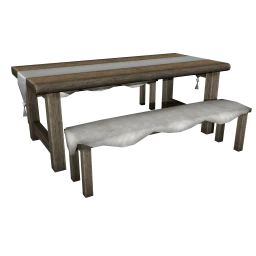 Luxe Ancient Beam Dining Table