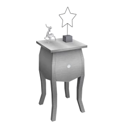 Arctic Escape Newhalen Bedside Table