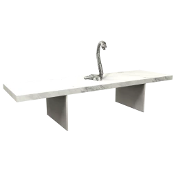 Baller Silver Serpent Dining Table 