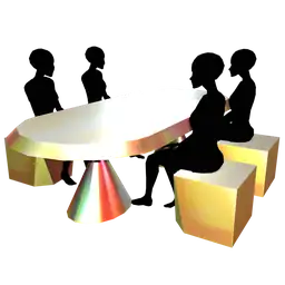 Luxe Festival Lounge Dining Table