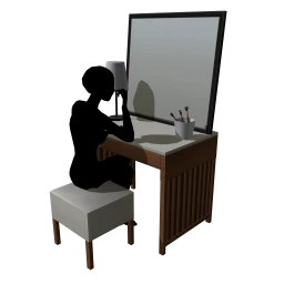 Eclatant Regard Makeup Table - Interactive