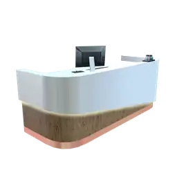 Luxe Flare Salon Desk