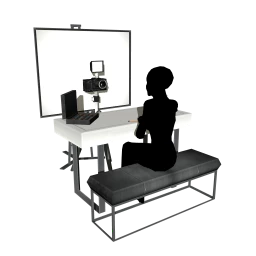 Luxe Hera Vanity Table - interactive