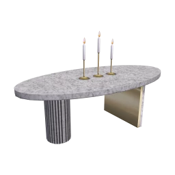 Luxe Windy Candle Dining Table