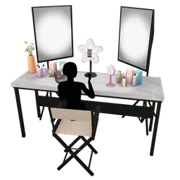 Luxe Influencer Make Up Station - Interactive