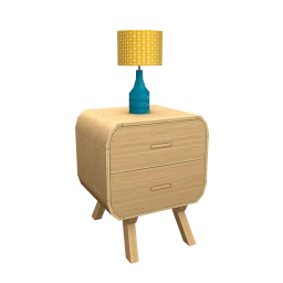 Canary Sunrise Bedside Table