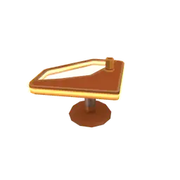 Mod Colourblock Coffee Table - Orange