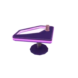 Mod Colourblock Coffee Table - Purple