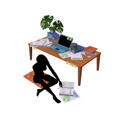 MOD Kawaii Study Desk - Interactive