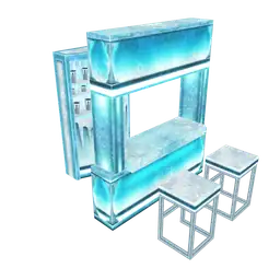 Mod Ice Cold Backlit Barware Station