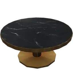 Mod Midnight Marble Table