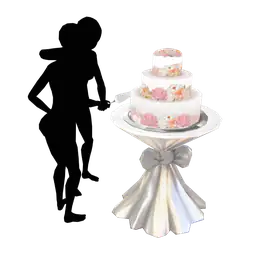 Mod Sweetheart's Slice Cake Cutting Table - Interactive