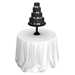 Noir Day and Night Cake Table