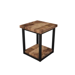 Reclaimed Wood Side Table