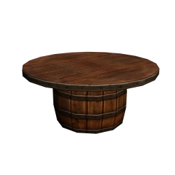 Rustic Upcycled Barrel Table