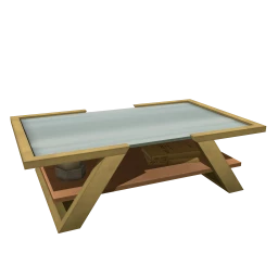 Luxe Low-Lying Bedside Table