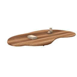 they. Walnut Pool Coffee Table